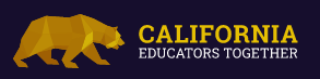 California Educators Together logo with Bear