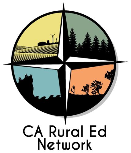 CA Rural Ed Network logo showing four climates