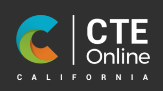CTE Online California logo