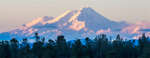 Mt. Shasta near sunset